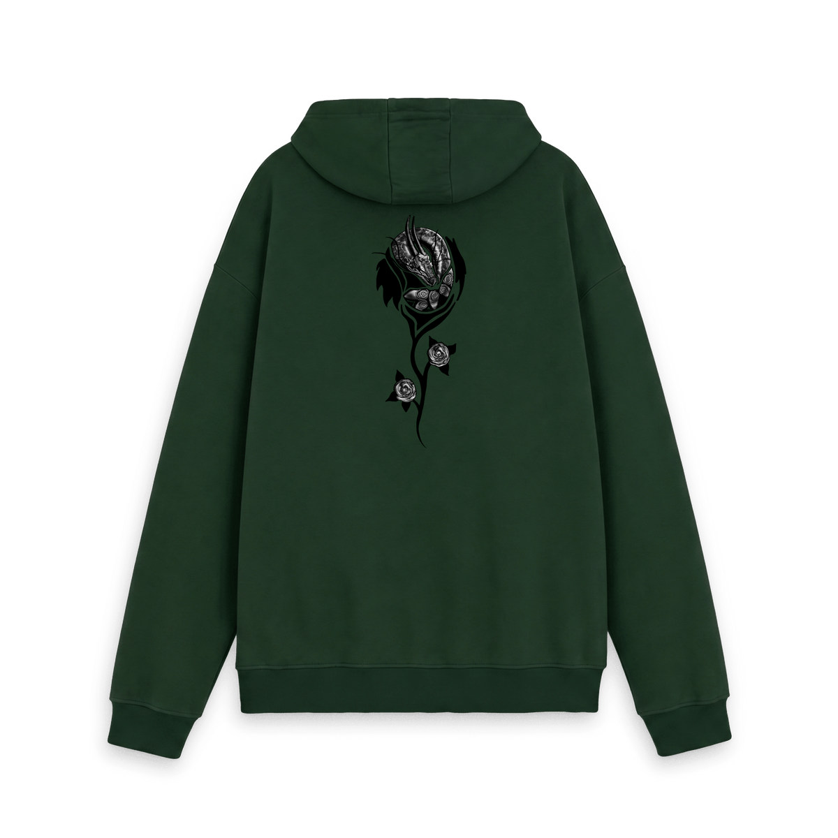 Evergreen Printed Hoody Back