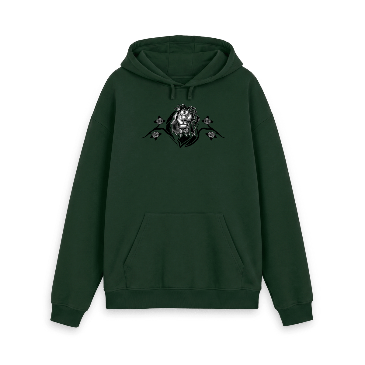 Evergreen Printed Hoody Front
