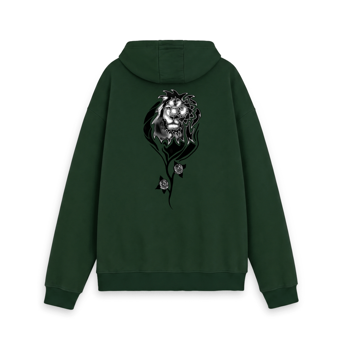 Evergreen Printed Hoody Back