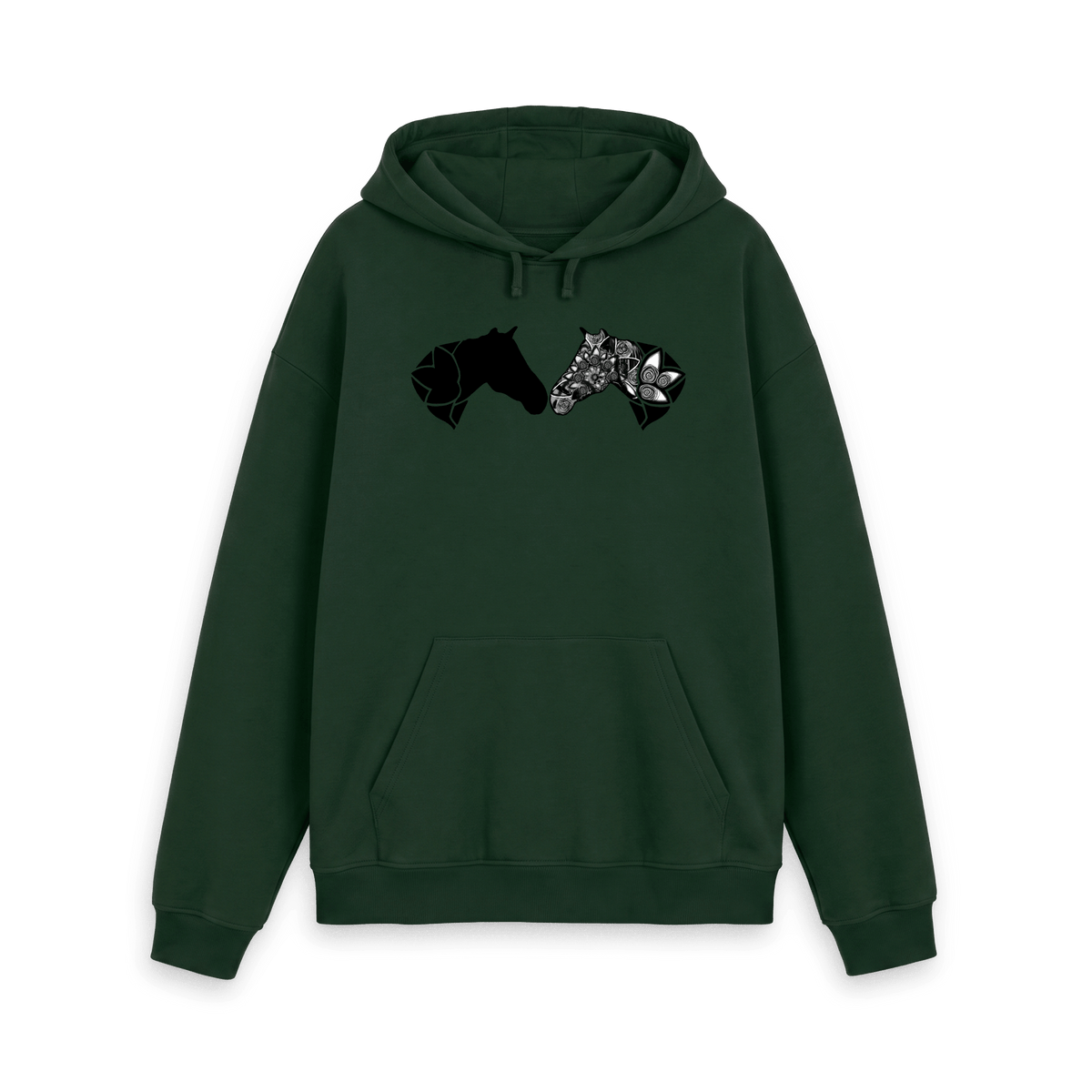 Evergreen Printed Hoody Front