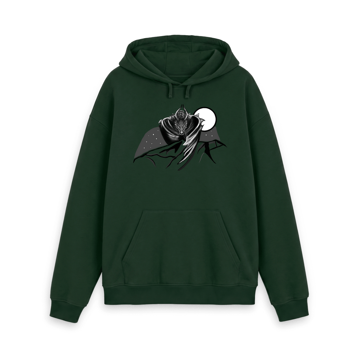 Evergreen Printed Hoody Front