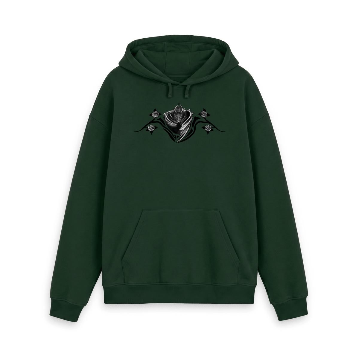 Evergreen Printed Hoody Front