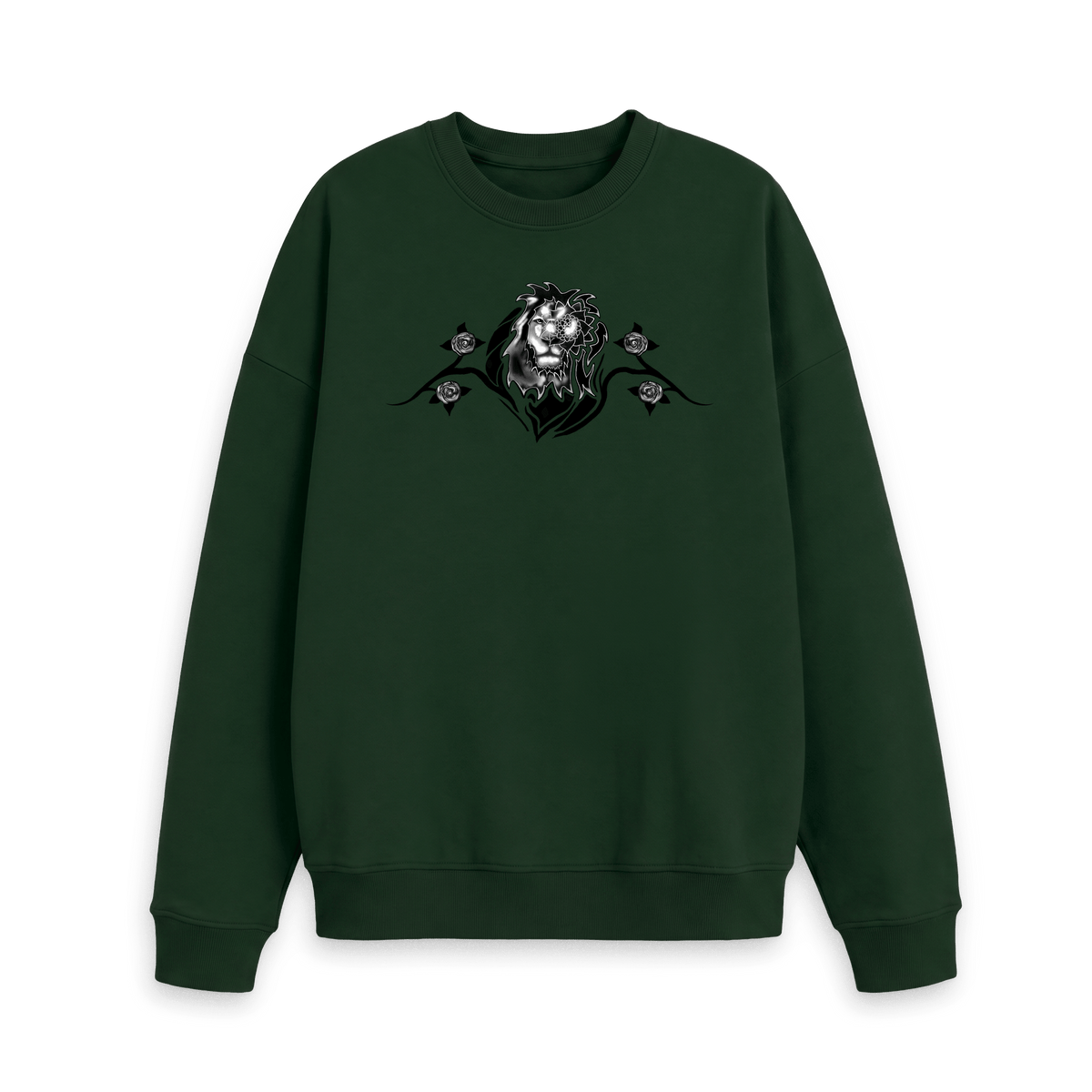 Evergreen Printed Sweater Front